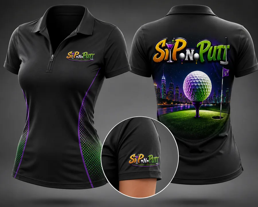 Women's Zip Polo
